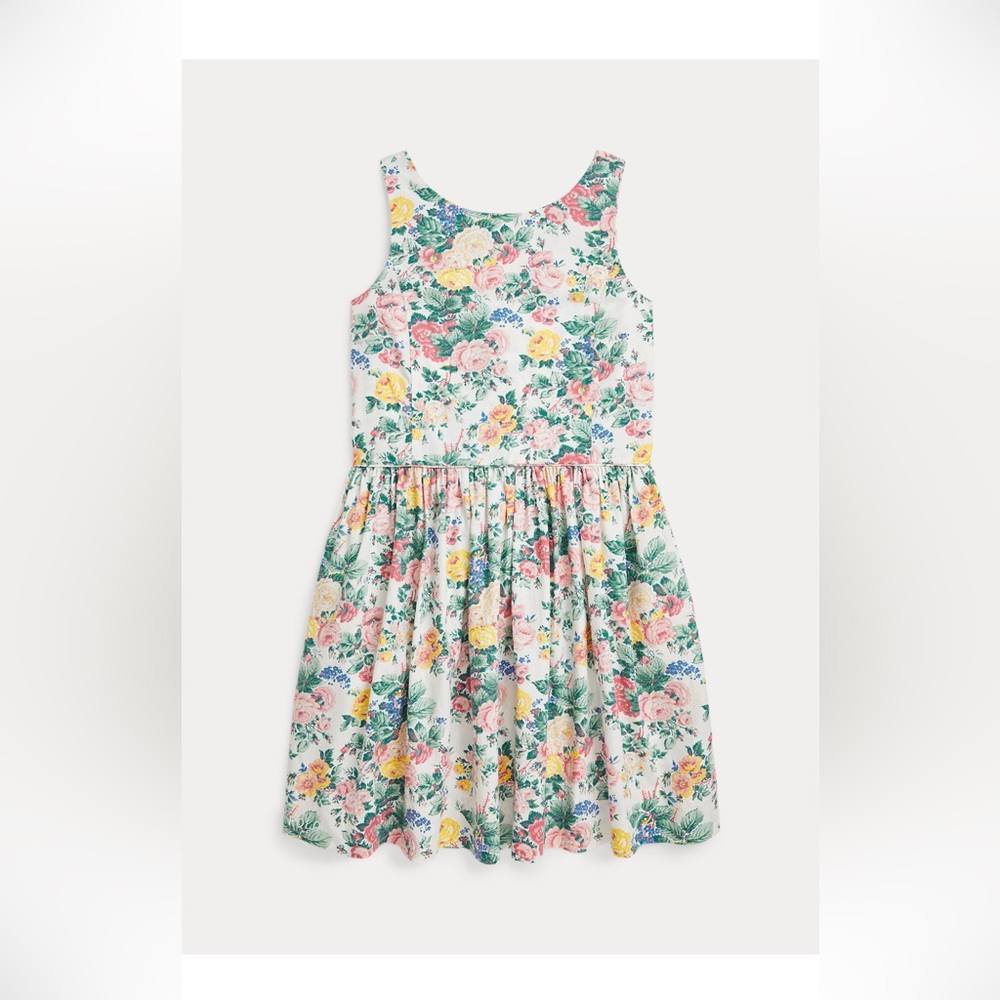 Ralph Lauren floral cotton dress (girls size 16)